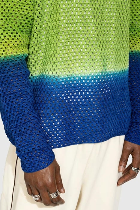 AGR – BALANCE + GROWTH CROCHET HOODIE GREEN/BLUE 3