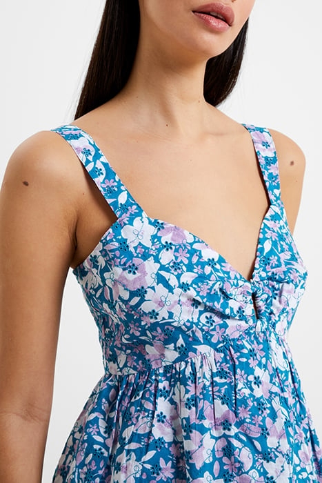 DREANNA FLORES TOP BLUE 3