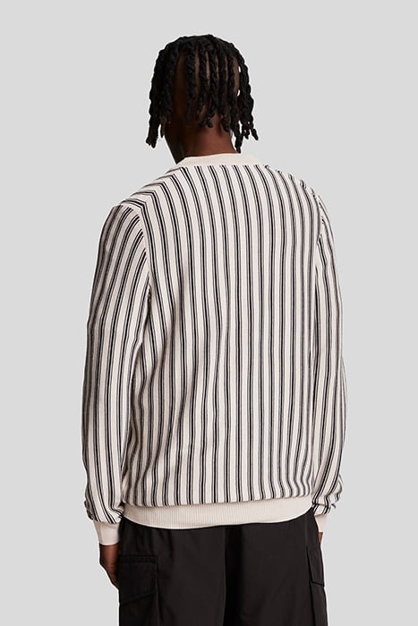 VERTICAL STRIPE CREW NECK JUMPER COVE 2