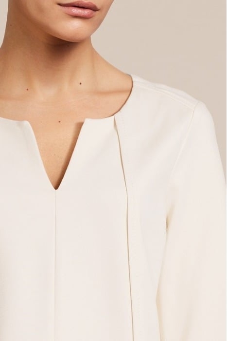 DRESS PUNTO MILANO IVORY 4