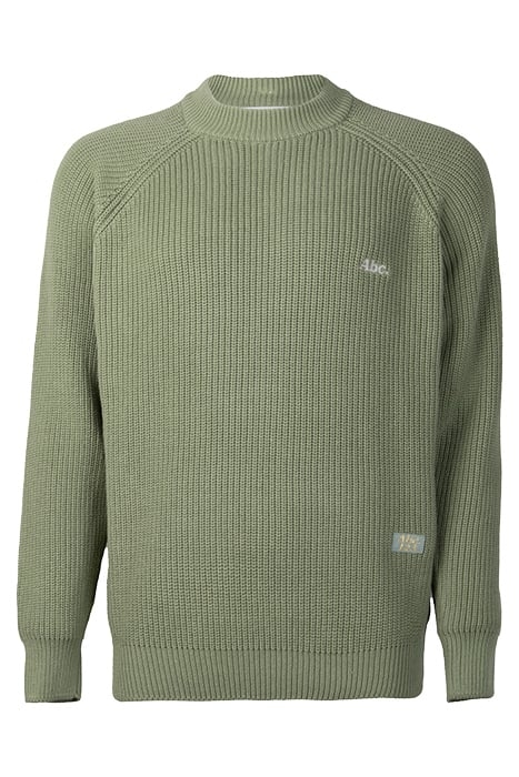 ABC. – RIBBED CREWNECK GREEN 1
