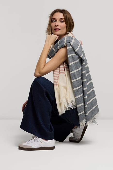 MULTI STRIPE SCARF NIGHT SKY 2