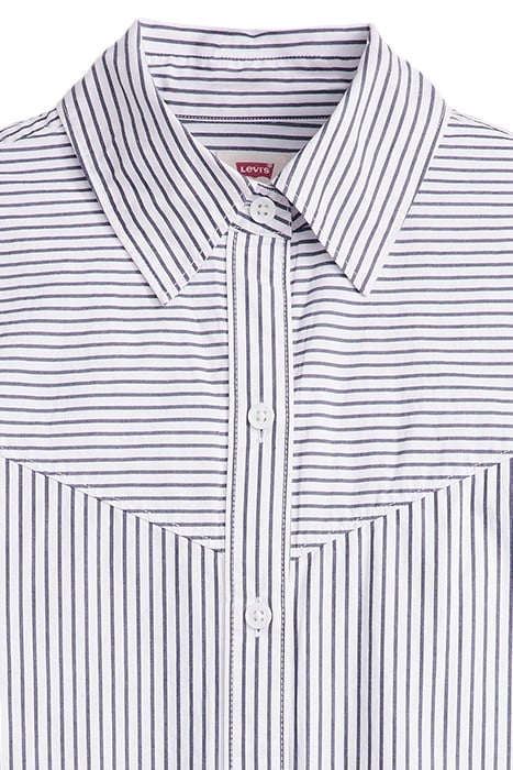 PIECED BUTTON-DOWN SHIRT WHITE 6