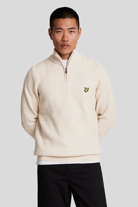 SHAKER STITCH QUARTER ZIP COVE 1