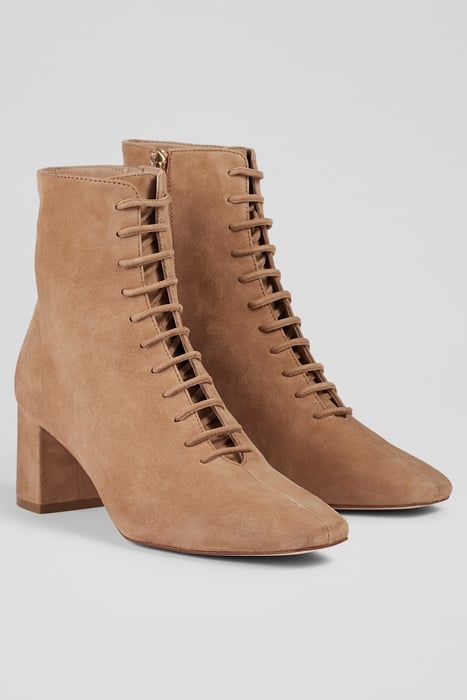 ARABELLA BLOCK BOOTS TAN 2
