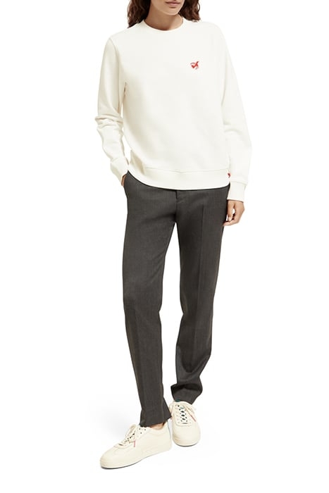 THE FREE SPIRIT PEACE BIRD REGULAR FIT SWEAT OFF WHITE 3