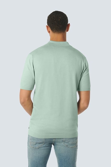 PULLOVER SHORT SLEEVE POLO SOLID MINT 2