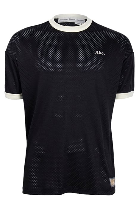 ABC. – MESH S/S RINGER TEE BLACK 1
