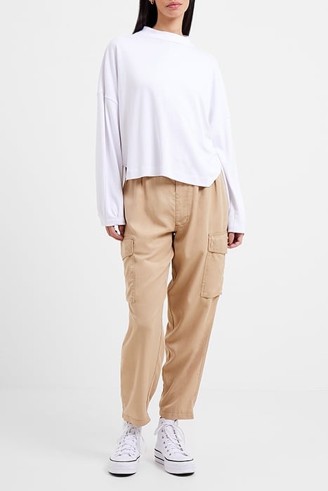 SUZIE BEAU VISCOSE LS TOP WHITE 1