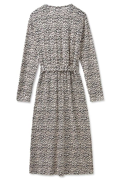 LONG SLEEVE KNIT DRESS ABSTRACT DOTS 4