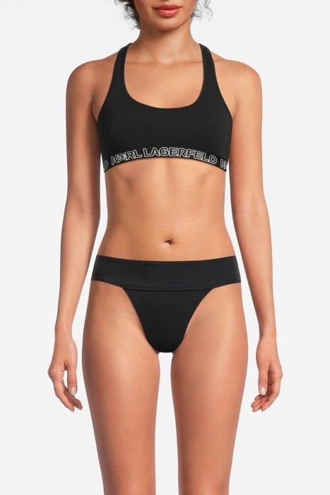 IKONIK 2.0 RACER BACK BRALETTE BLACK 1