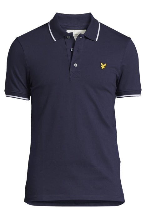 TIPPED POLO SHIRT NAVY/ WHITE 3
