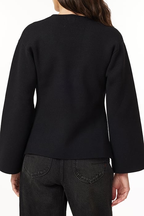 DOUBLE BREASTED FULL SLV CARDI BLACK NIGHT 2