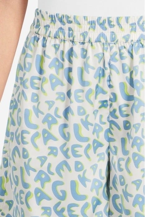 KARL LETTER WOVEN SHORT OFF WHITE 4