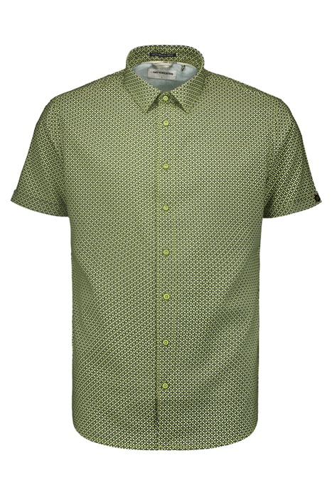 SHIRT SHORT SLEEVE ALLOVER PRINTED LIME 4