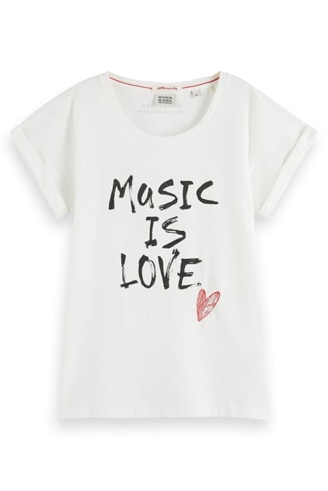 GRAPHIC PRINT T-SHIRT AGED WHITE 4