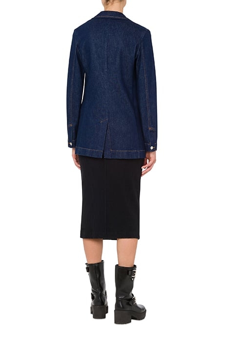 STRETCH BLUE DENIM JACKET 2