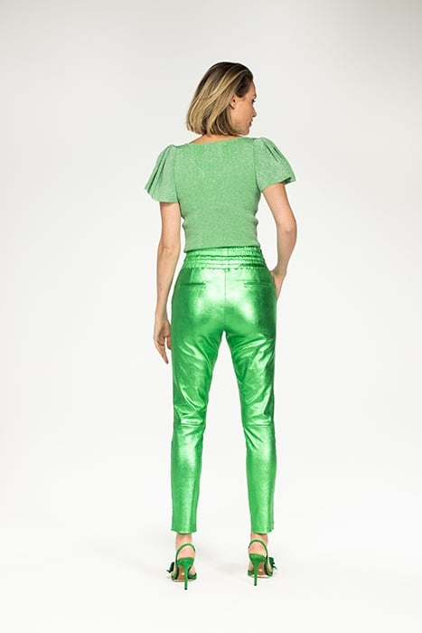 POGGY METALLIC SNAKE GREEN 2