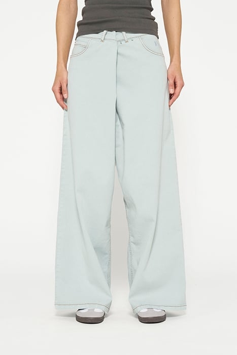 CROSS DENIM PANTS SEA FOAM 1