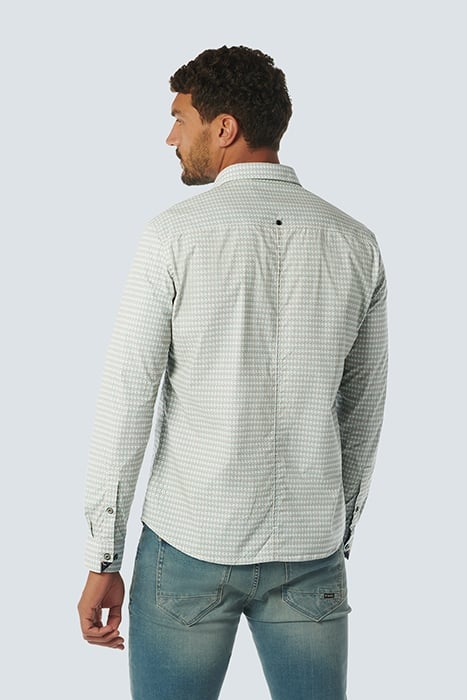 SHIRT STRETCH ALLOVER PRINTED DARK STEEL 2