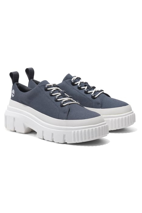 GREYFIELD LACE UP SHOE DARK BLUE CANVAS 3