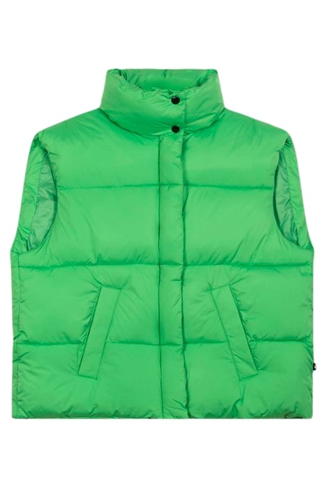 PADDED VEST APPLE GREEN 4