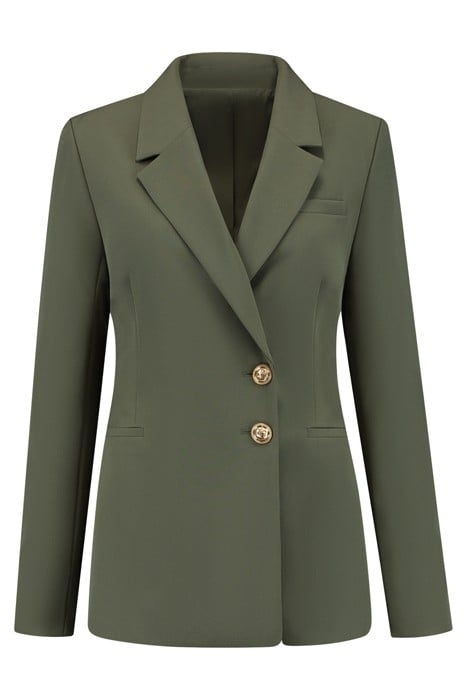 AVRIL BLAZER GREY GREEN 1