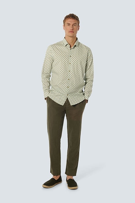 SHIRT STRETCH ALLOVER PRINTED MINT 3