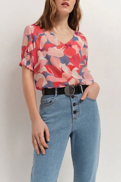 LE ELSA - BABY BLUE 7/8TH WATERLESS MOM JEANS 2