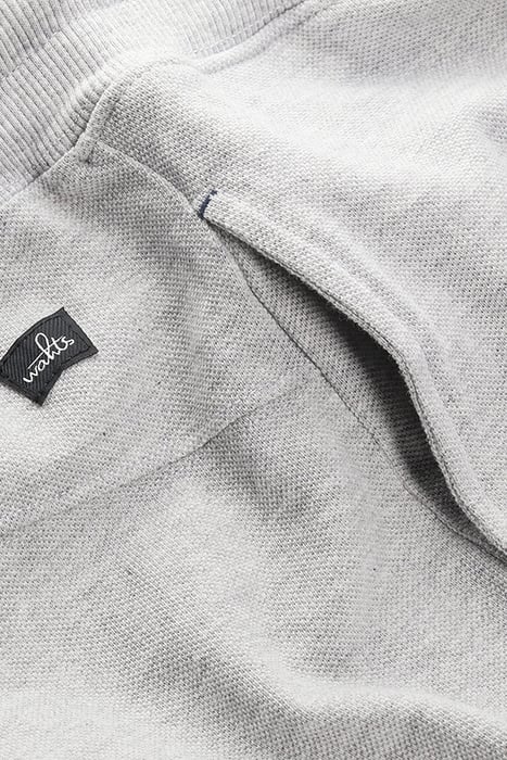 KEY | PIQUÉ SHORTS LIGHT GREY MELANGE 2