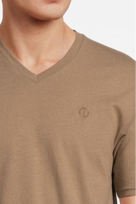 DS_JONATHAN V-NECK TEE TIMBER WOLF TIMBER WOLF 4