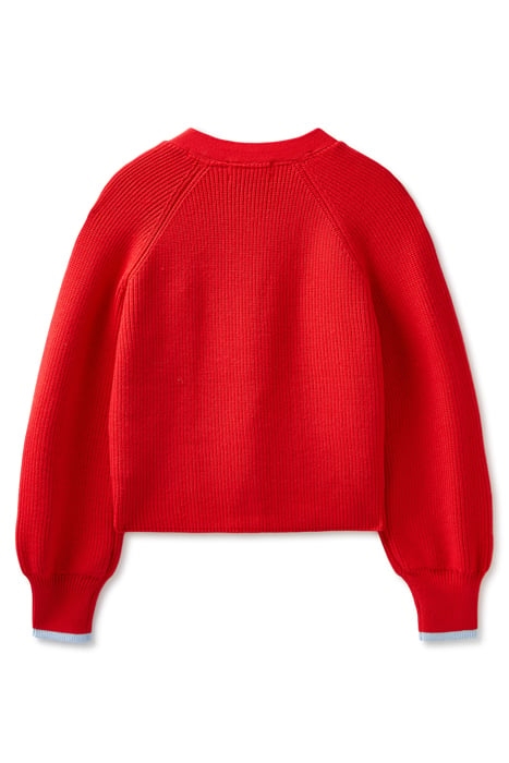 SWEATER CARDIGAN HIGH RISK RED 4