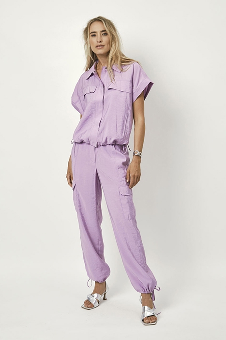 AESTHETIC PARACHUTE PANTS FONDANT PINK 1