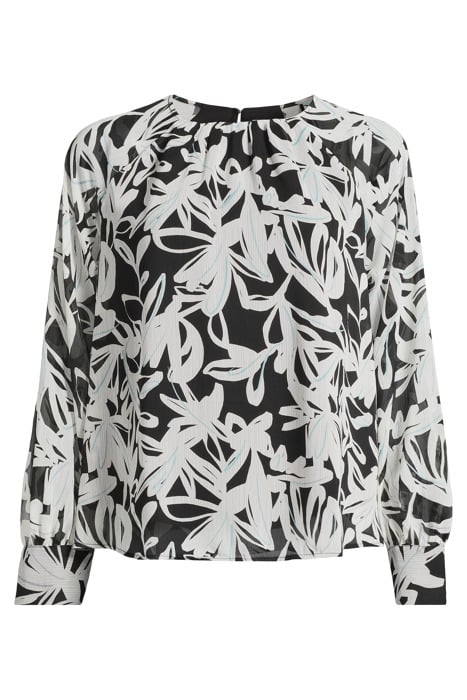 S.OLIVER BLOUSES GREY/BLACK 3