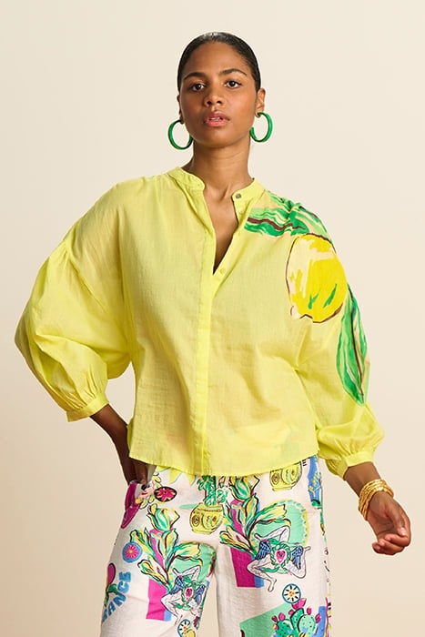 BLOUSE - LEMON YELLOW 1