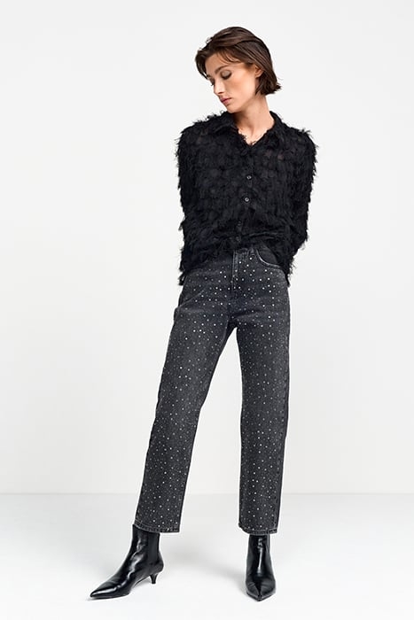 BLOUSE WITH STRUCTURE BLACK 2