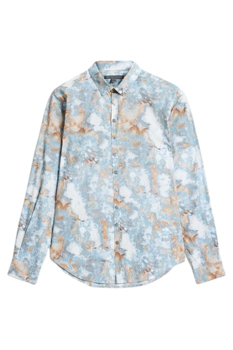 MULTI BUTTON SLIM FIT SHIRT BLUE MIST 2