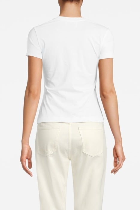 LOGO PRINT JERSEY T-SHIRT WHITE 2