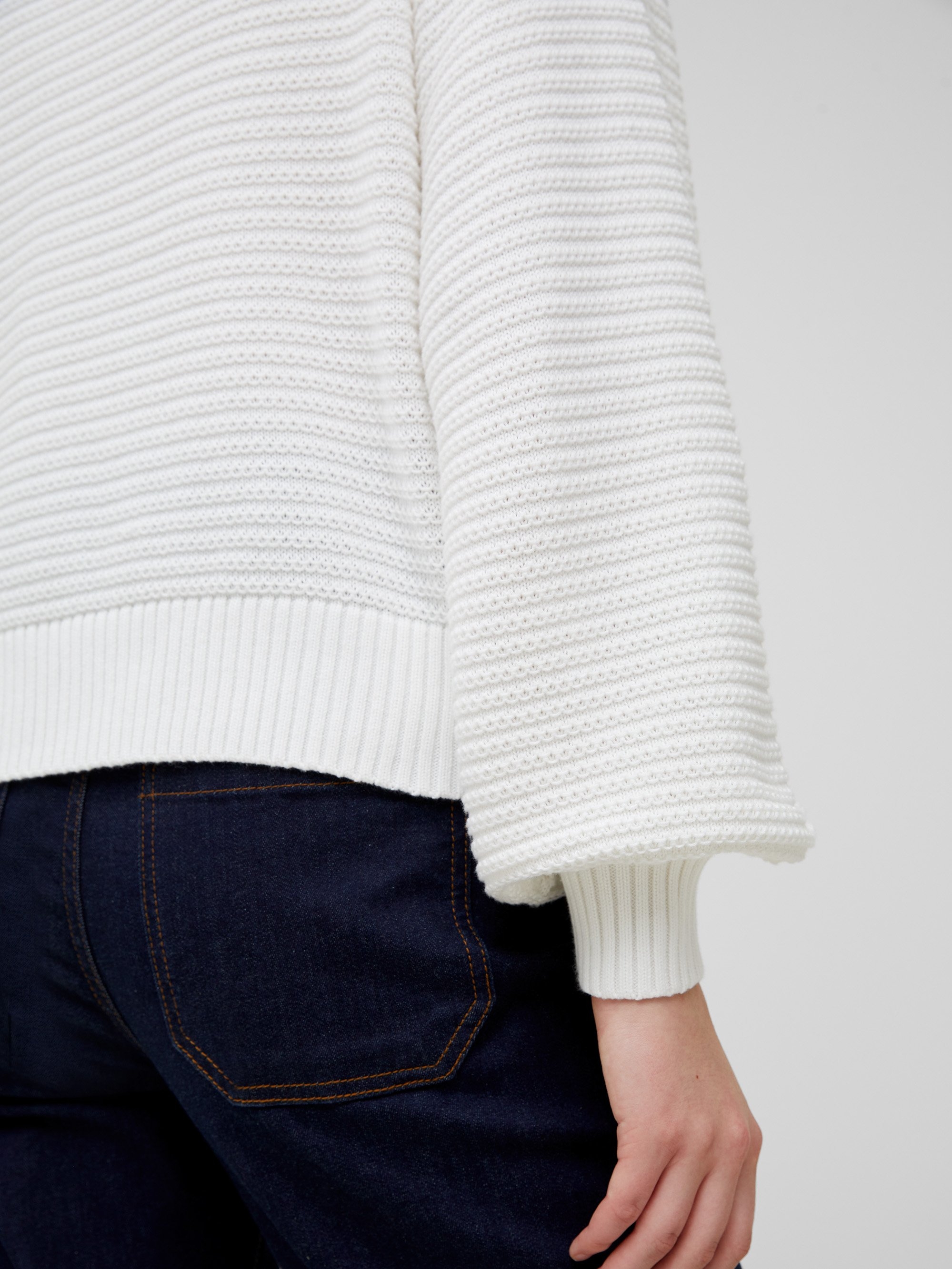 FRENCH CONNECTION LILY MOZART JUMPER SUMMER WHITE 3