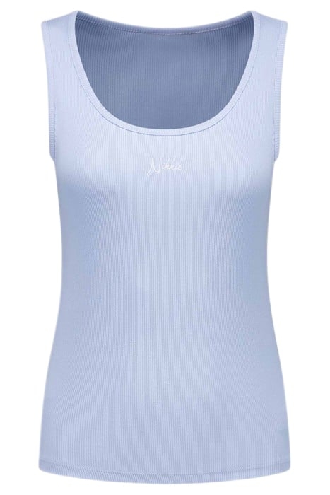 RIB SINGLET ICE BLUE 1