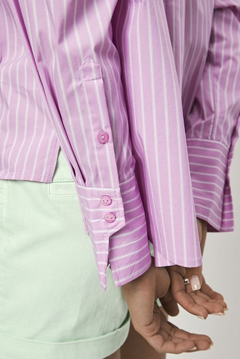 ELAINE BELTED DENIM SHORTS PISTACHIO 4