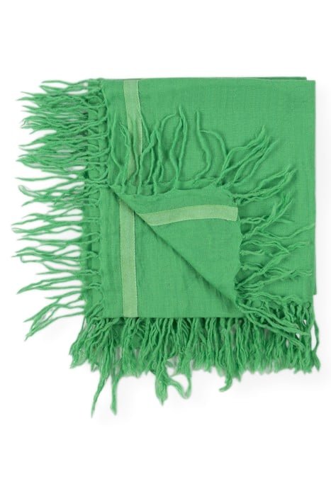WOOL SCARF APPLE GREEN 3