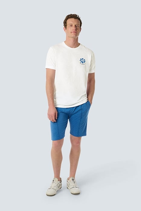 T-SHIRT CREWNECK PLACED PRINTS GARMENT DYED SLUB WHITE 3