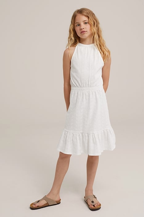 DRESS MID LENGTH WHITE 1