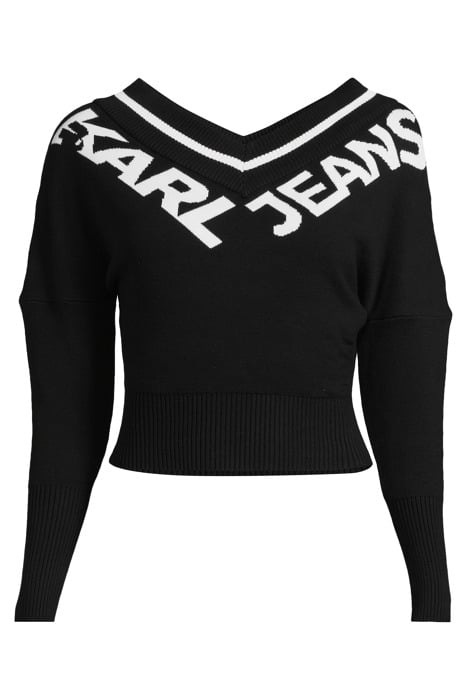 KLJ LOGO SWEATER BLACK 3