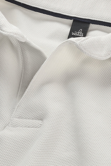 PAGE | TECH STRETCH POLO PURE WHITE 2