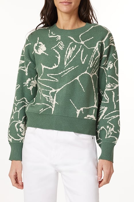 WEAR ME 2 WAY CARDI DARK FOREST 5