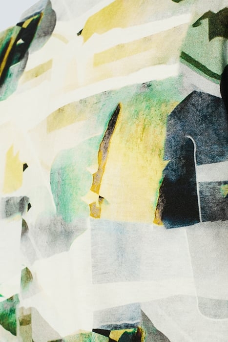 T-SHIRT CREWNECK ALLOVER PRINTED WHITE 7