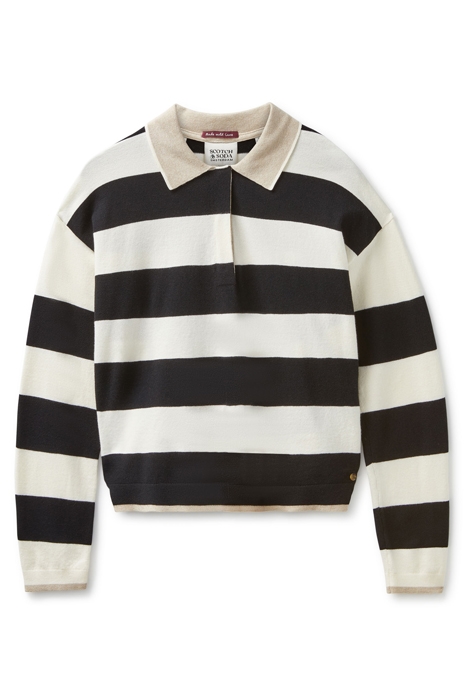 POLO SWEATER SUGAR SWIZZLE / BLACK NIGHT 1