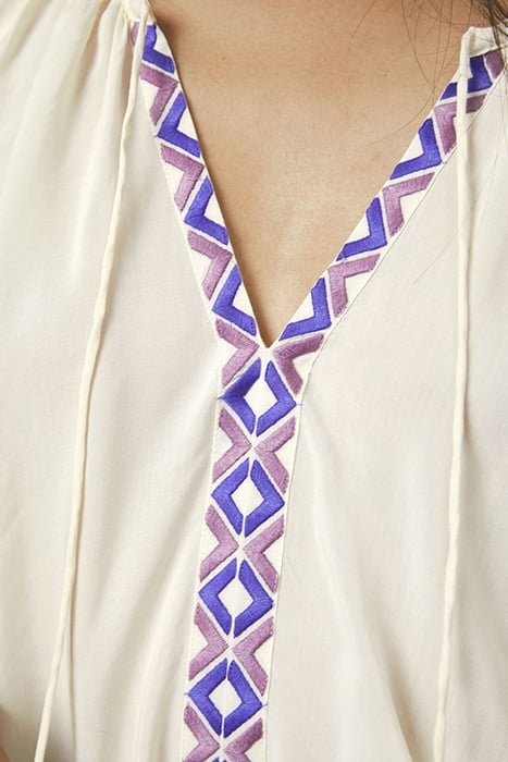 ASTIA BOHEMIAN DETAILED TOP BUTTER CREAM 4